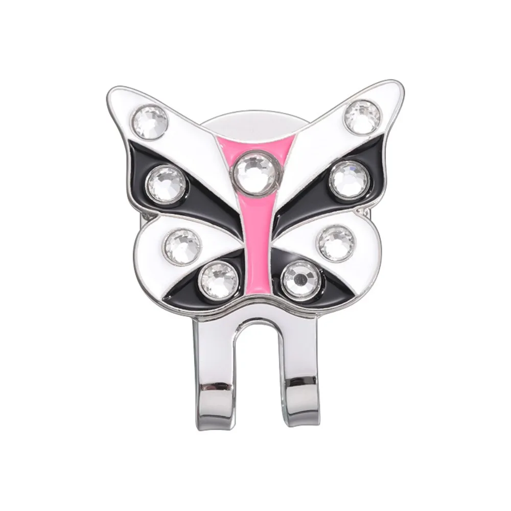 

Butterfly Shape Golf Ball Marker Magnetic Brim Clip Golf Cap Clip Ball Position Decorative Golf Hat Marker Baseball Hat