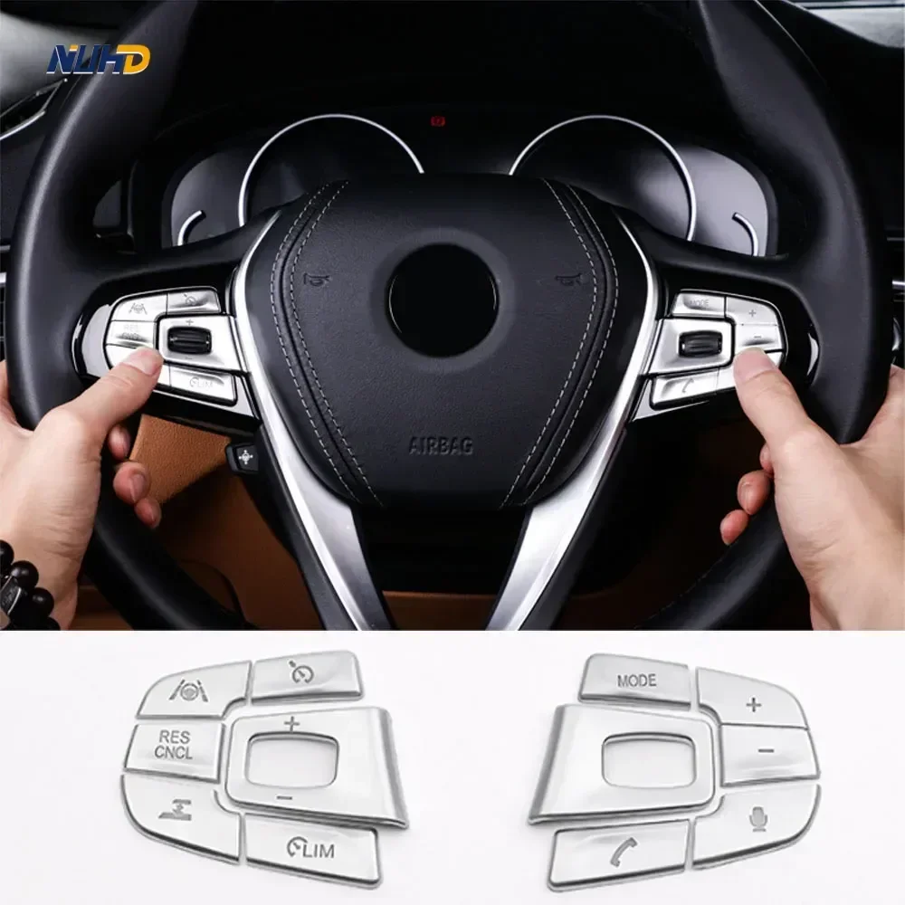 

Защитная накладка на кнопку переключателя рулевого колеса для BMW 5 серии G30 G38 X3 G01 2018-2022, аксессуары для интерьера