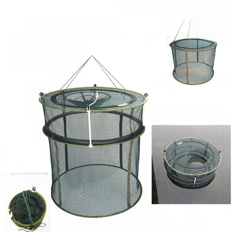 half-floating-stackable-fish-protector-cage-outdoor-fishing-farming-net-cage-durable-mesh-material-no-brand-registered-trademark