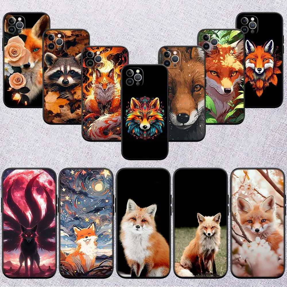 Capa de Telefone RE31 Fox Cute para Motorola Moto Edge 60 60s 70 G86 G56 G54 E14 G04S G45 G54 G64 S30 S50 X30 X40 X50 Ultra Pro Power