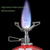 Portable BRS Outdoor Titanium Camping Gas Stove 25g Lightweight Mini Gas Cooker Burner Camping Hiking Gas Burner Brs-3000t