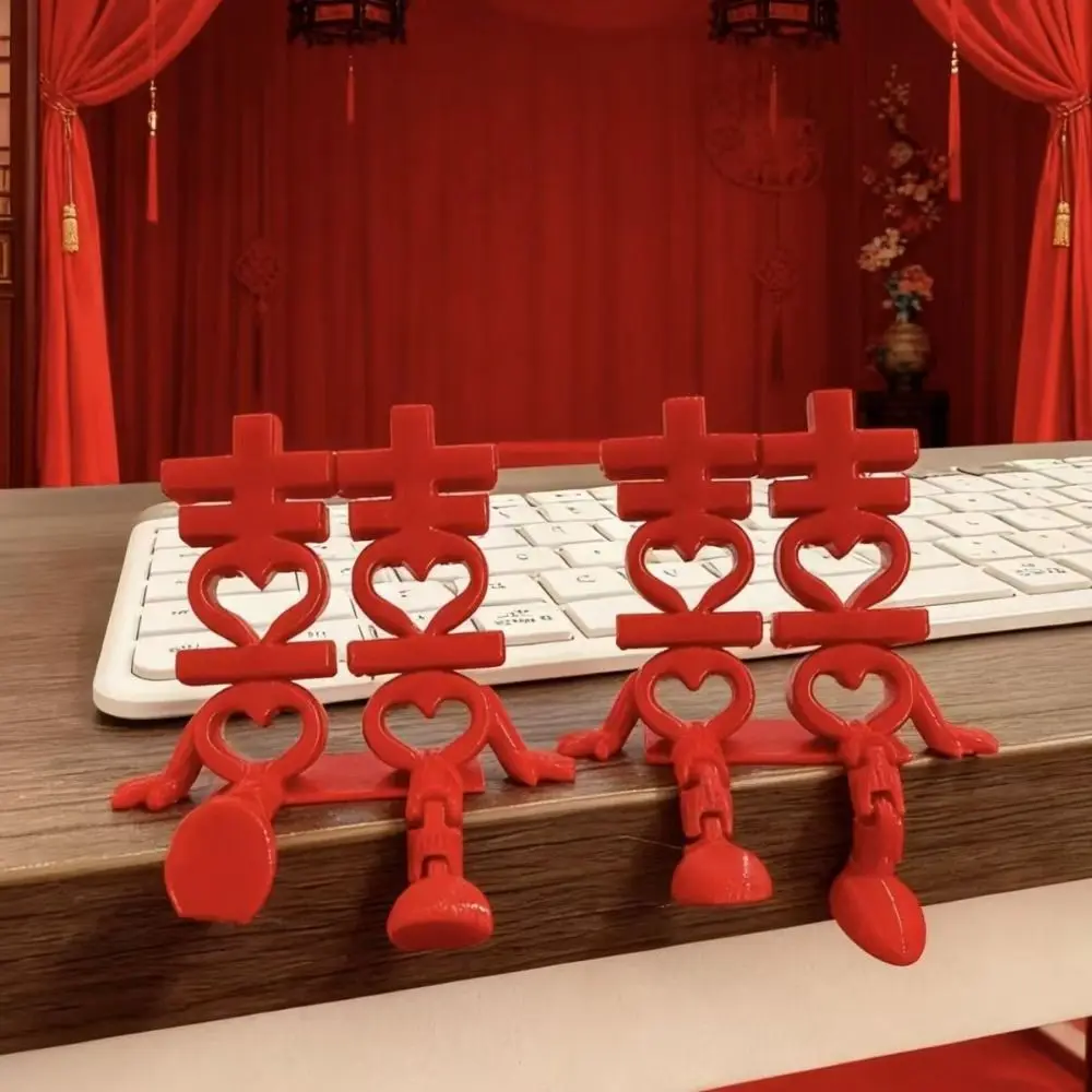 2Pcs Red 3D Xi Word…