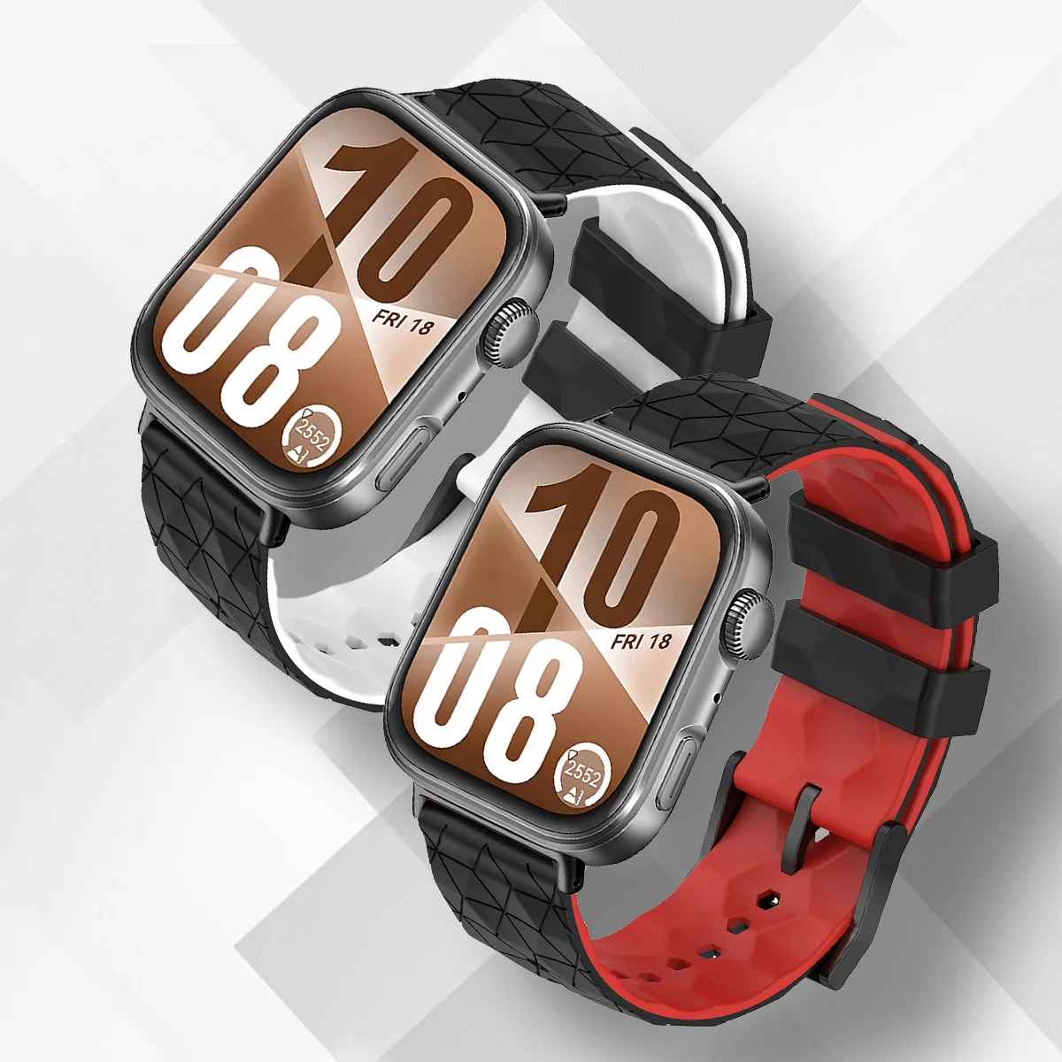 soft Silicone Strap For Huawei Watch Fit 4/4 Pro Football Pattern Bracelet band For Huawei Watch Fit 3/2/1 Replacement belt
