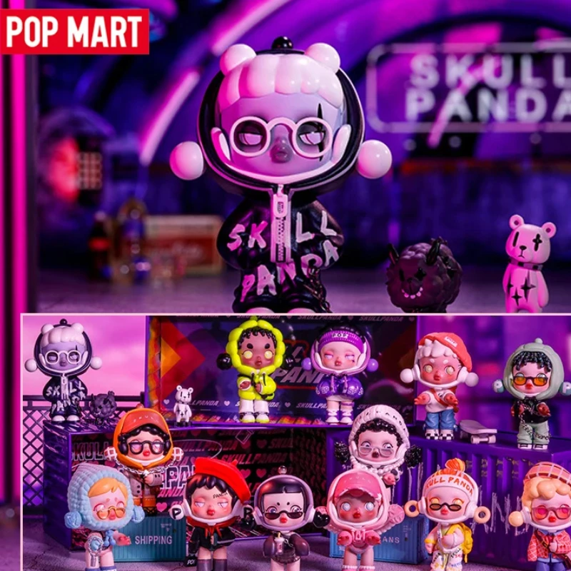 

POPMART Skullpanda Hype Panda Series Surprise Blind Box Cartoon Designer Dolls Mistery Figure Kawaii Trendy Toys Girls Holiday