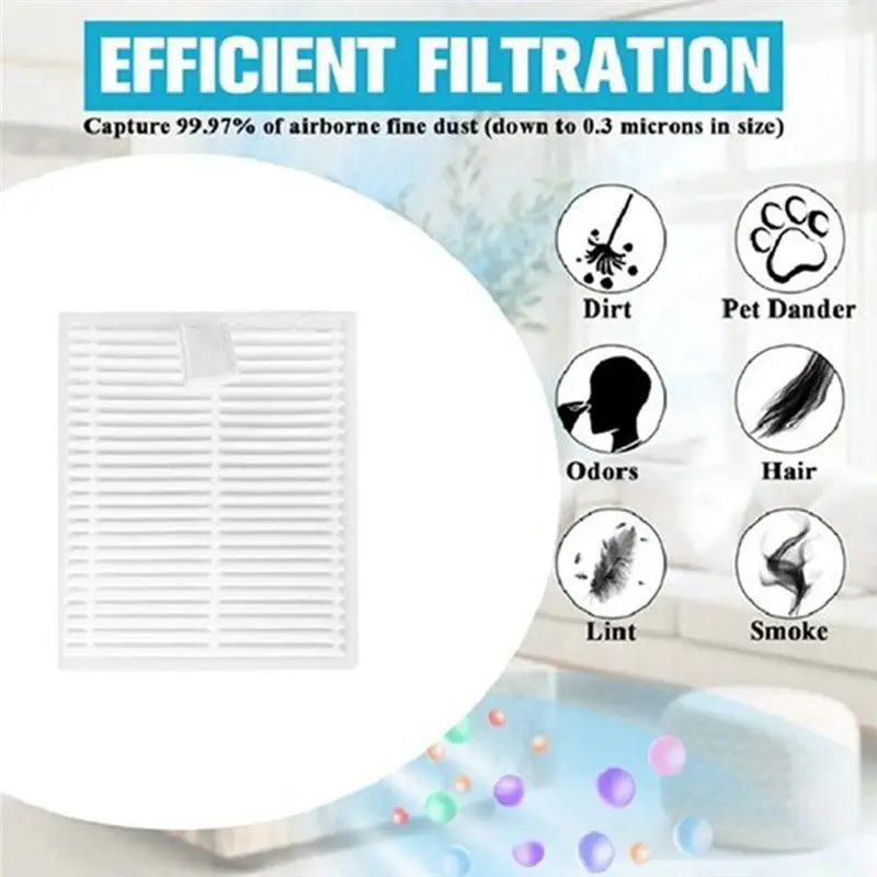 AT21-14 Pcs Replacement Parts For Xiaomi E12 E10 B112 Robotic Vacuum Cleaner Mop Cloths Main Side Brushes Filter view 3