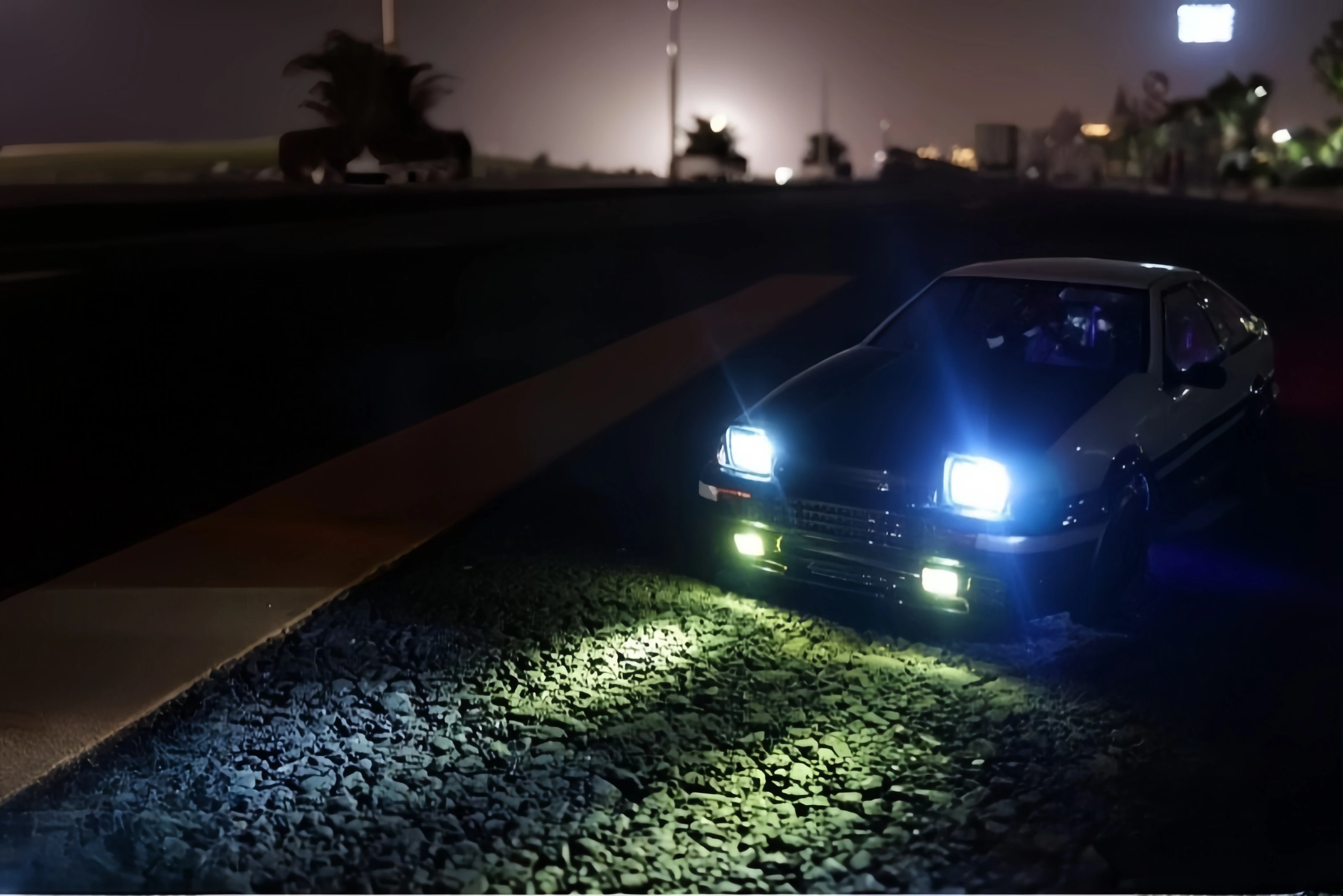 Gwolves 1/10 AE86 LEVIN 2DR Pop-up headlights Set RC Drift AE86 Lampshade For GWOLVES AE86 PANDORA AE86 2DR