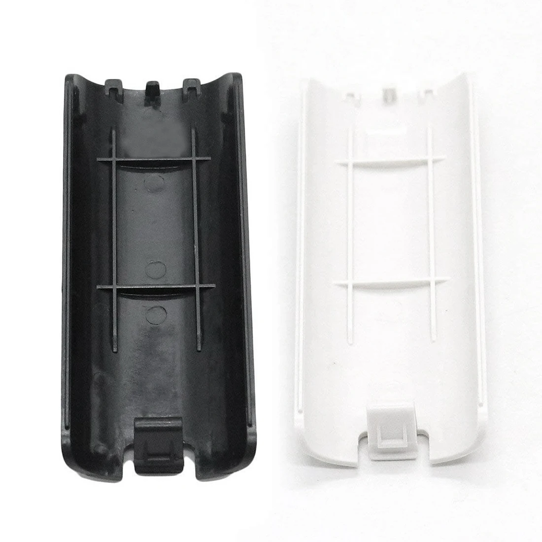 2 Stücke Schwarz Und Weiß Ersatz Batterie Hintertür Abdeckung Shell Für Nintendo Wii Fernbedienung