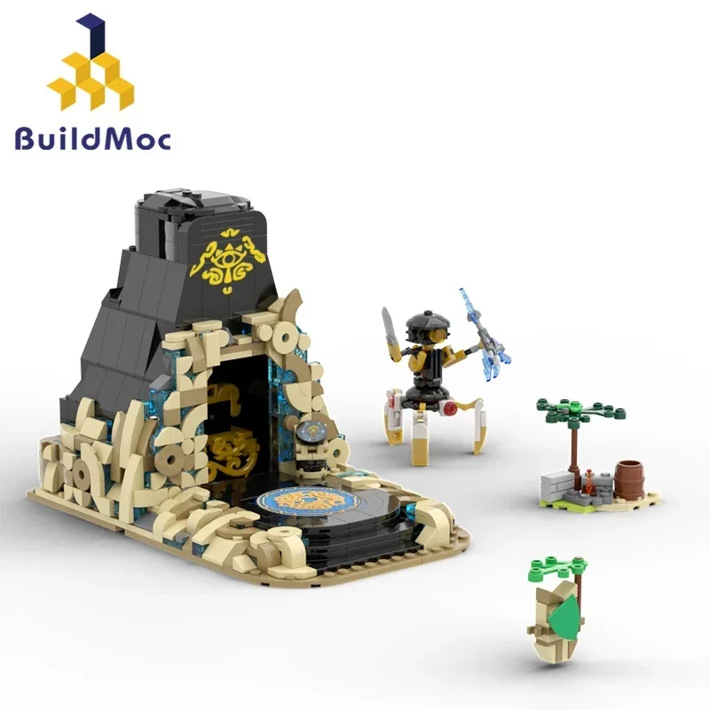 

BuildMoc Breath of the Wild Ancient Palace Building Block Set Tears of the Kingdom Shrine Brick Game Toys Children Birthday Gift