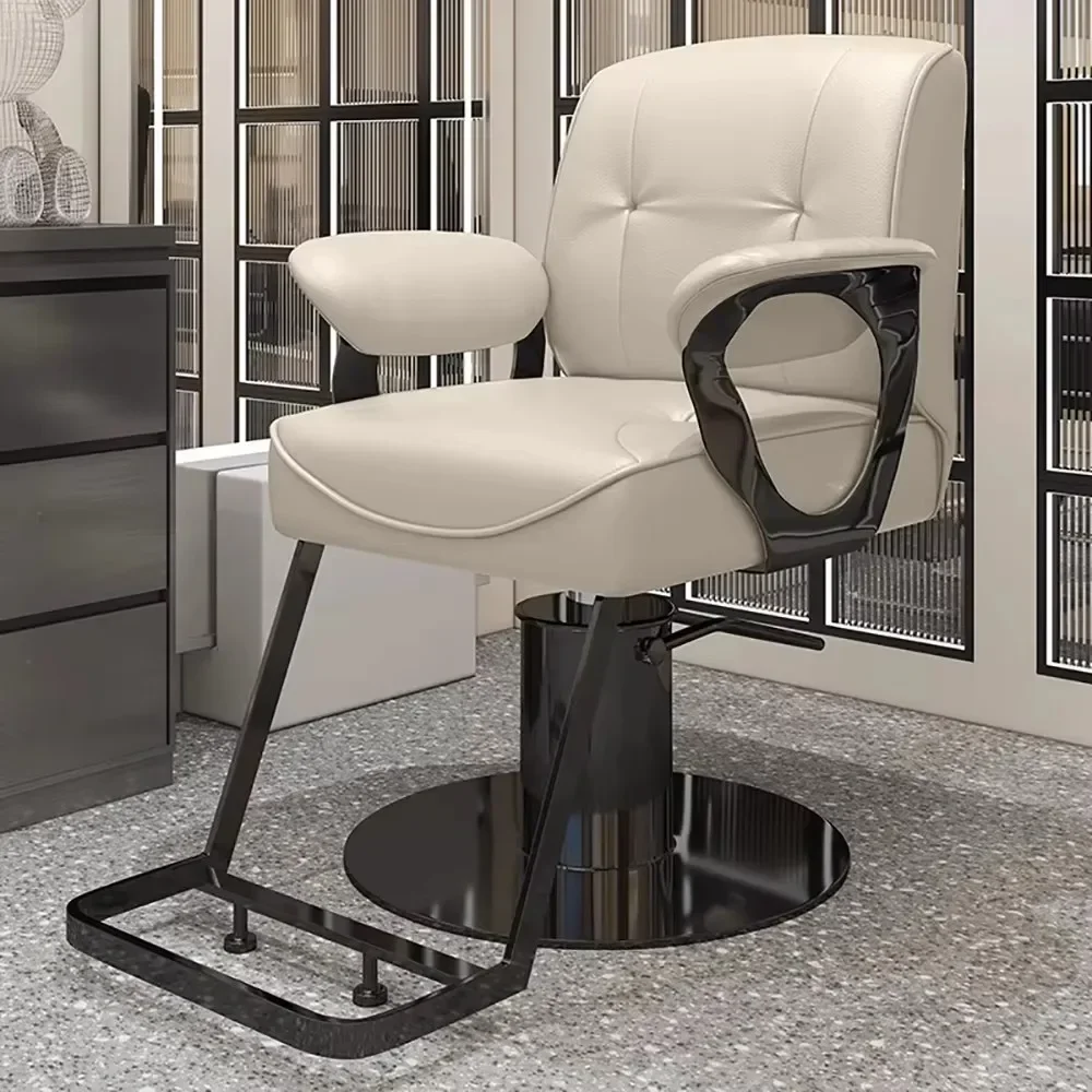 

Luxury Comfortable Barber Chair Classic Nordic Esthetics Delicate Salon Chair Stylist Swivel Silla De Barbero Salon Furniture