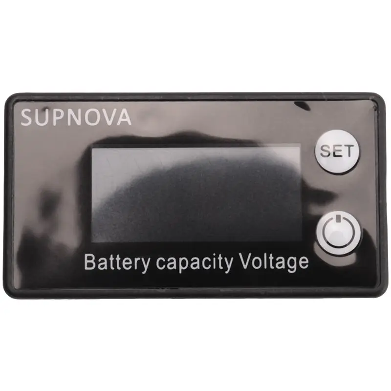 B23B Battery Capacity Indicator Car Motorcycle Voltmeter Voltage Gauge DC 8V-100V Lead Acid Lithium Lifepo4 Color Screen