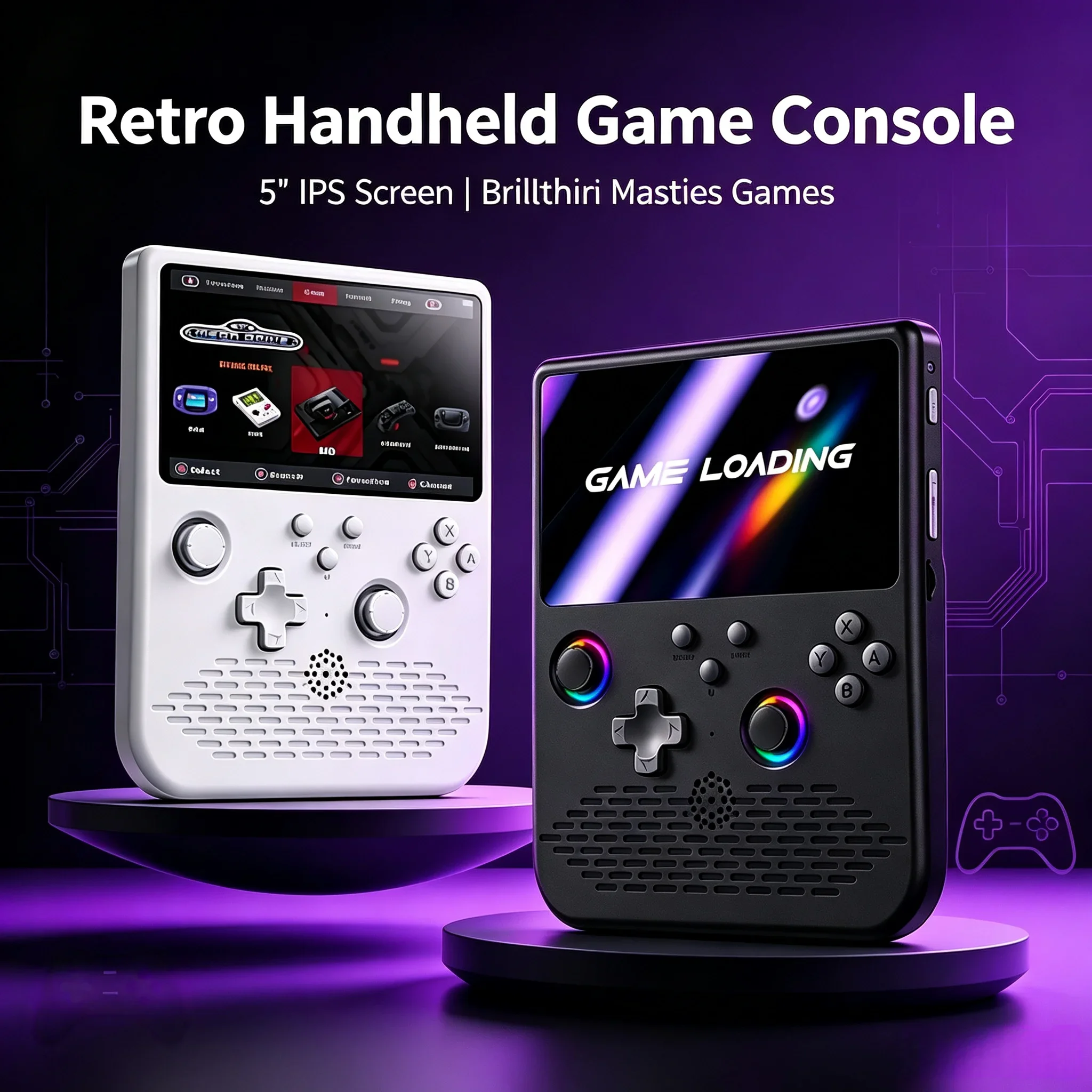 console-de-jeu-retro-h5-ecran-ips-hd-de-5-pouces-256-go-compacte-et-portable-jouez-a-14-000-jeux-nostalgiques-console-de-jeu-portable