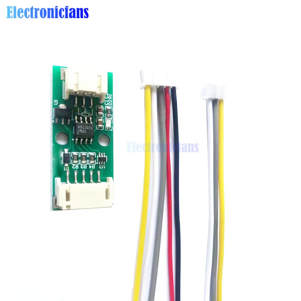 X9C103 DC3V-5V X9C103S DC5V-12V Digital Potentiometer Board Module 10K 100K Span Potentiometer Diy Kit Electronic PCB Board