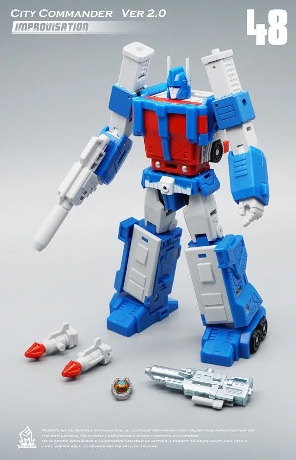 [IN STOCK] MFT MF48 2.0 VER. City Commander MF-48 Ultra Magnus UM Action FIgure Robot Toys