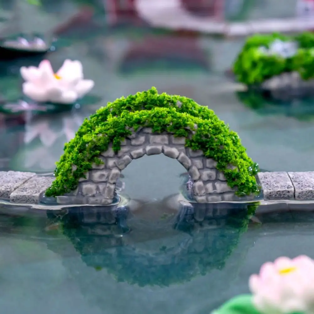 Multicolor Chinese-style Building Figurines Ecological Bottle Resin Ancient Architecture Model Resin Crafts Fairy Garden