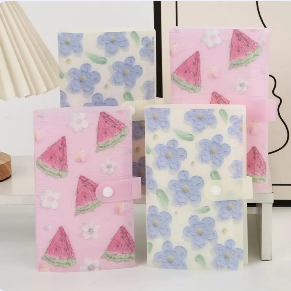 High Quality Creative 3-inch Photo Album 120/240 Slot Oil Painting Card Holder Small Card PP Postcard Storage Album Card Album