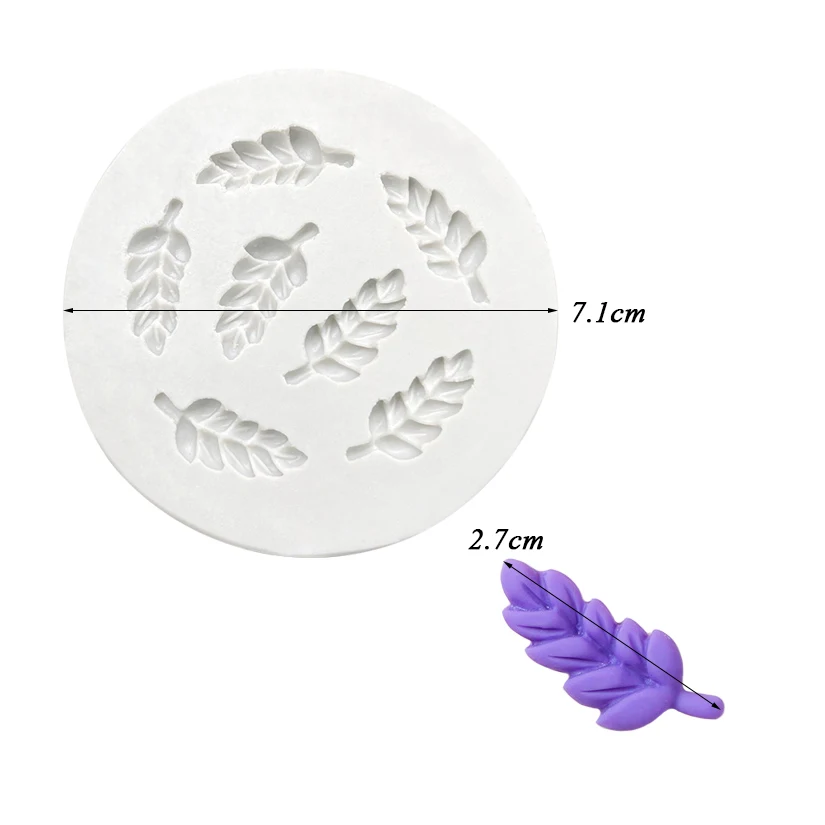 Wheat Ear Silicone Sugarcraft Mold Resin Tools Cupcake Baking Mould Fondant Cake Decorating Tools