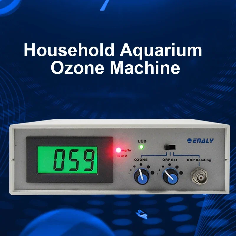 آلة الأوزون المنزلية لحوض الأسماك ، التعقيم ، إزالة السموم من القشرة المؤكسدة لمولدات الأوزون لحوض الأسماك ، 100-240 فولت ، 200 ملغ/ساعة