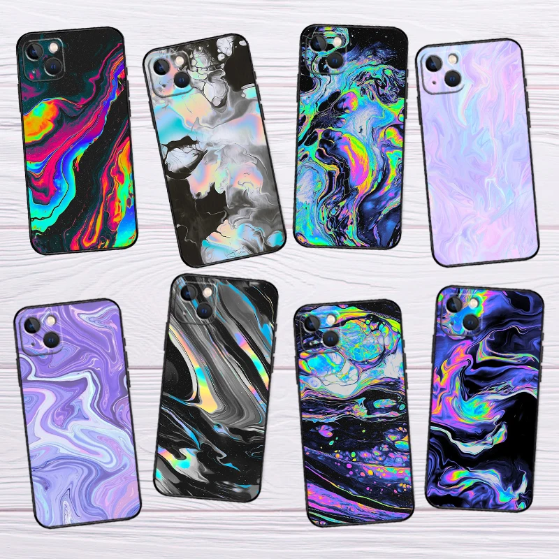 Trippy Pastel Color Print Case For Samsung Galaxy A17 A54 A34 A14 A56 A36 A26 A16 A12 A22 A32 A52 A13 A53 A15 A35 A55