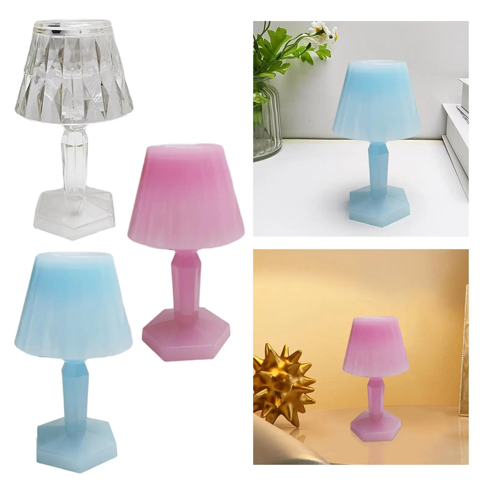Lampada da comodino da comodino Decorazione per luce notturna a LED decorativa per matrimonio da ufficio