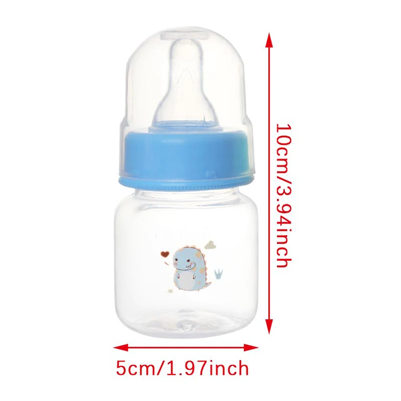 60ML Baby Newborn Mini Portable Feeding Nursing Bottle BPA Free Safe Infant Nursing Nipple Care Feeder Fruit Juice Milk Bottles