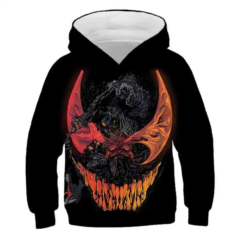 Venom Brand New 2022 Marvel odzież dla dzieci niemowlę dziecko dzieci chłopiec sweter bluzy bluzy T-shirt Boys Baby ubrania 1-14 lat