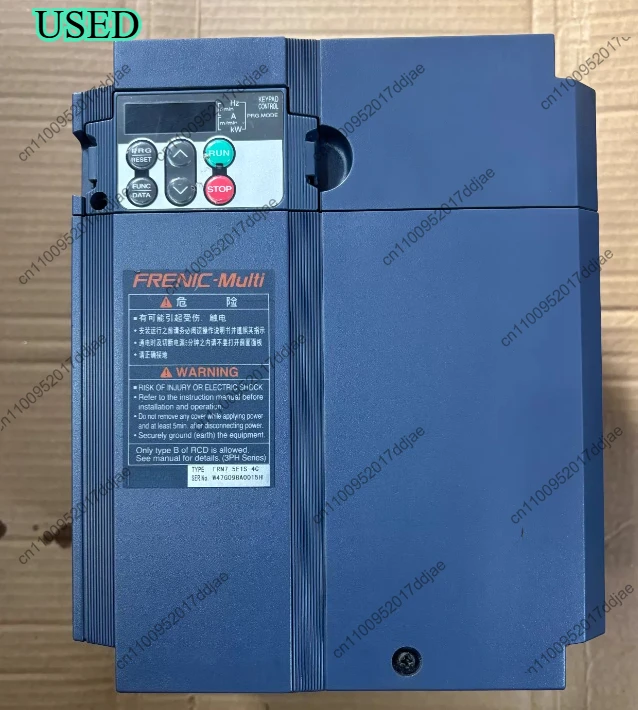 

Frn7.5e1s-4c 7.5kw 380v has been tested and packaged. actual photos taken. condition as shown
