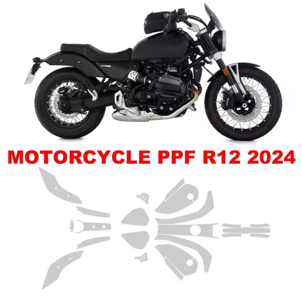 R 12 2024- PPF For BMW R12 Paint Protection Film Protect Accessories Fairing Tank Anti-scratch Transparent TPU