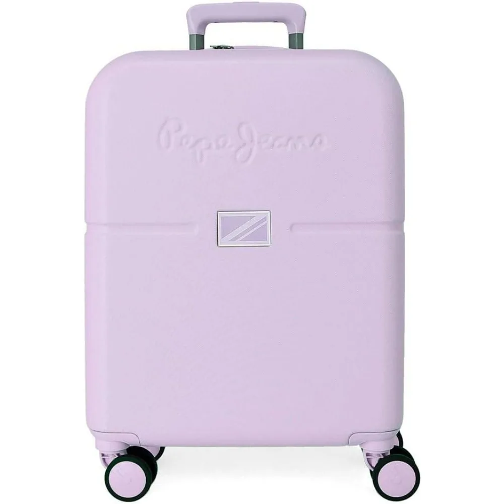 

Pepe Jeans Accent Adaptable Toiletry Bag, Lilac, Maleta, Suitcase
