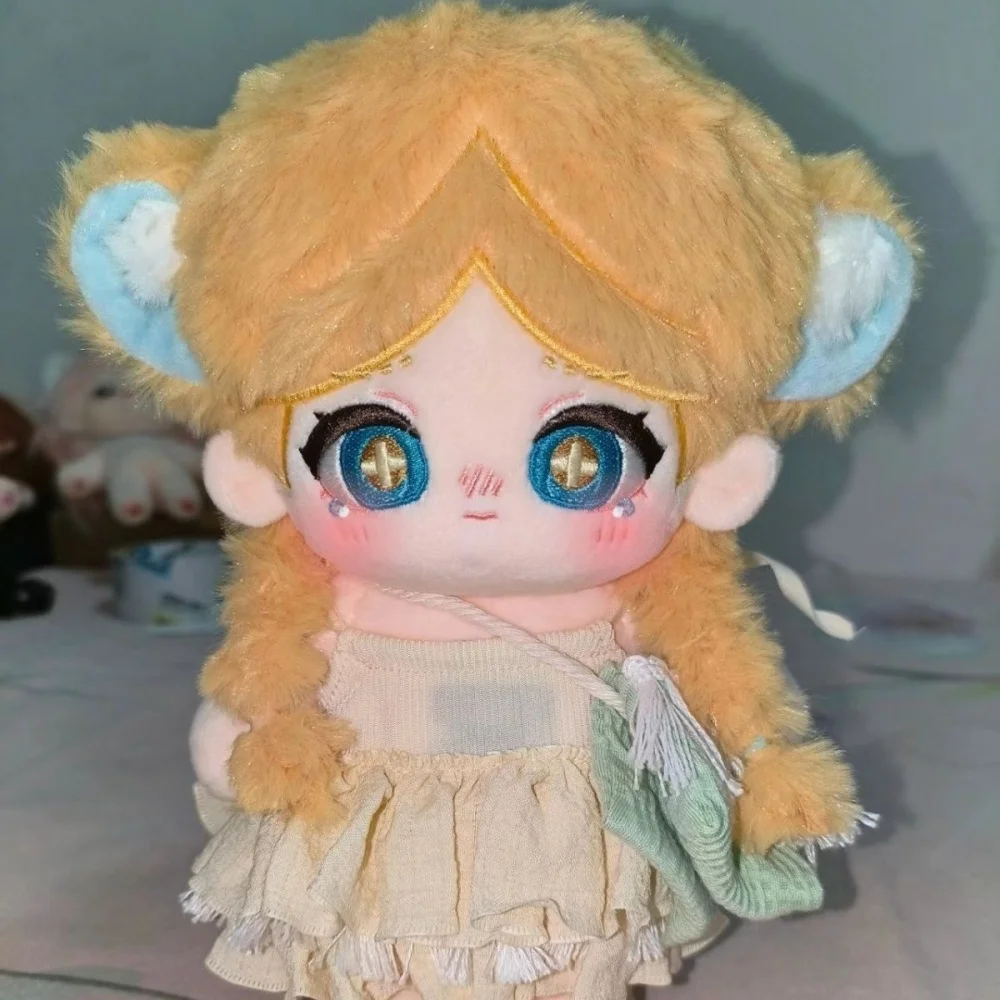 Anime Anne Lester Identity Ⅴ 20cm Nude Doll Plush Toys Soft Stuffed Plushie Can Change Clothes