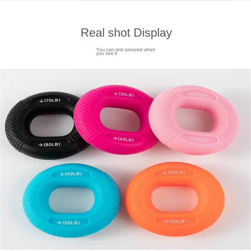 Grip Puller Double Strength Silicone Grip Ring Fitness Finger Arm Strength Rehabilitation Training Puller