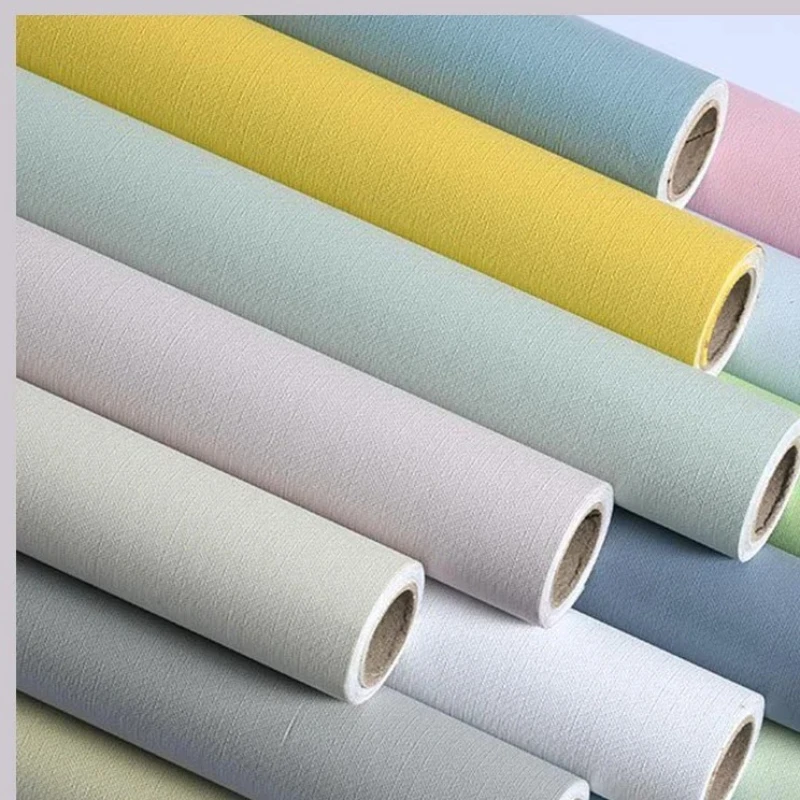 Matte Contact Paper PVC DIY Self-adhesive Waterproof Wallpaper Renovation Kitchen Cabinets Decorative Films Vinyl Wall Stickers