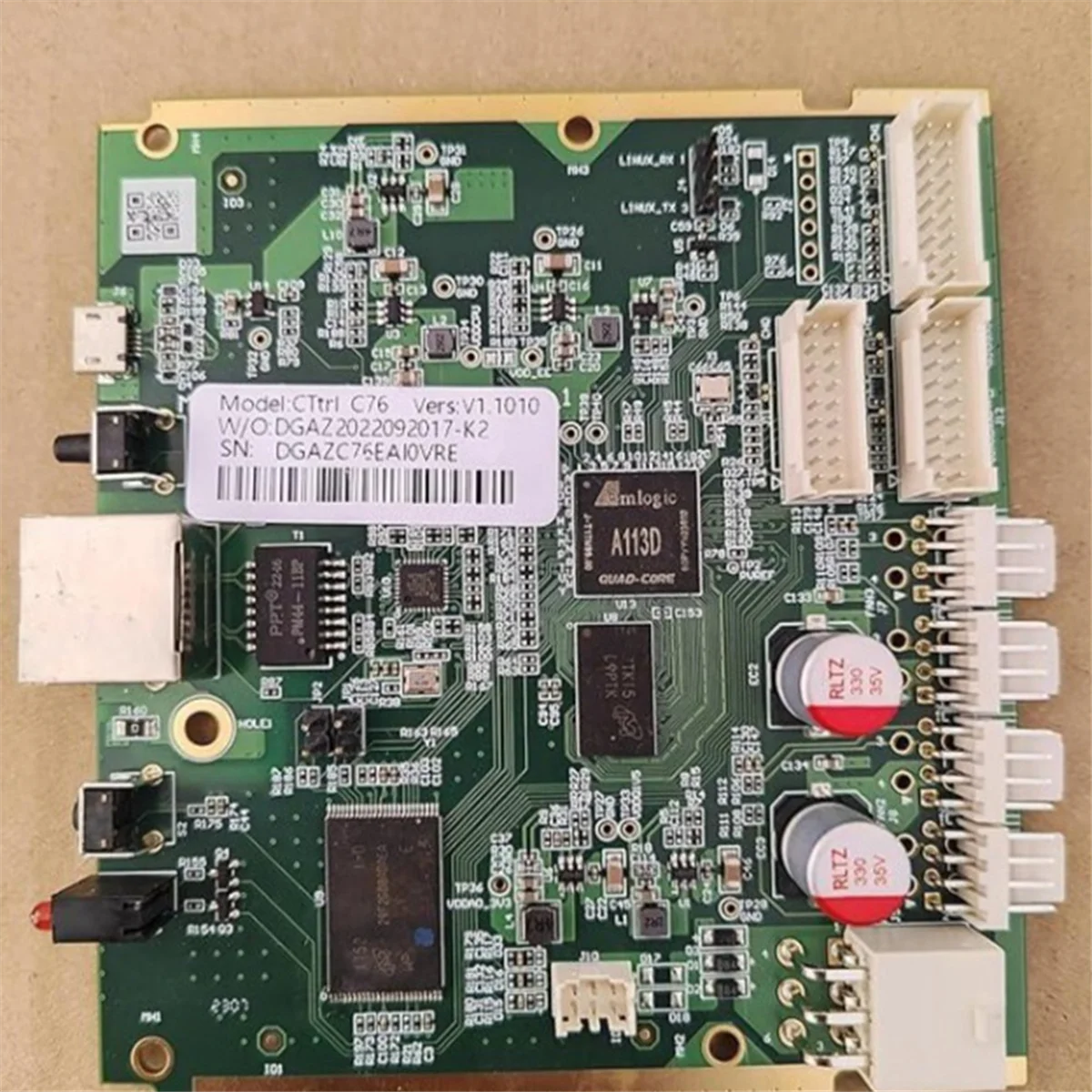 Placa de Control Bitmain Antminer C76 para placa de Control de minero Antminer S19J S19XP-AB01