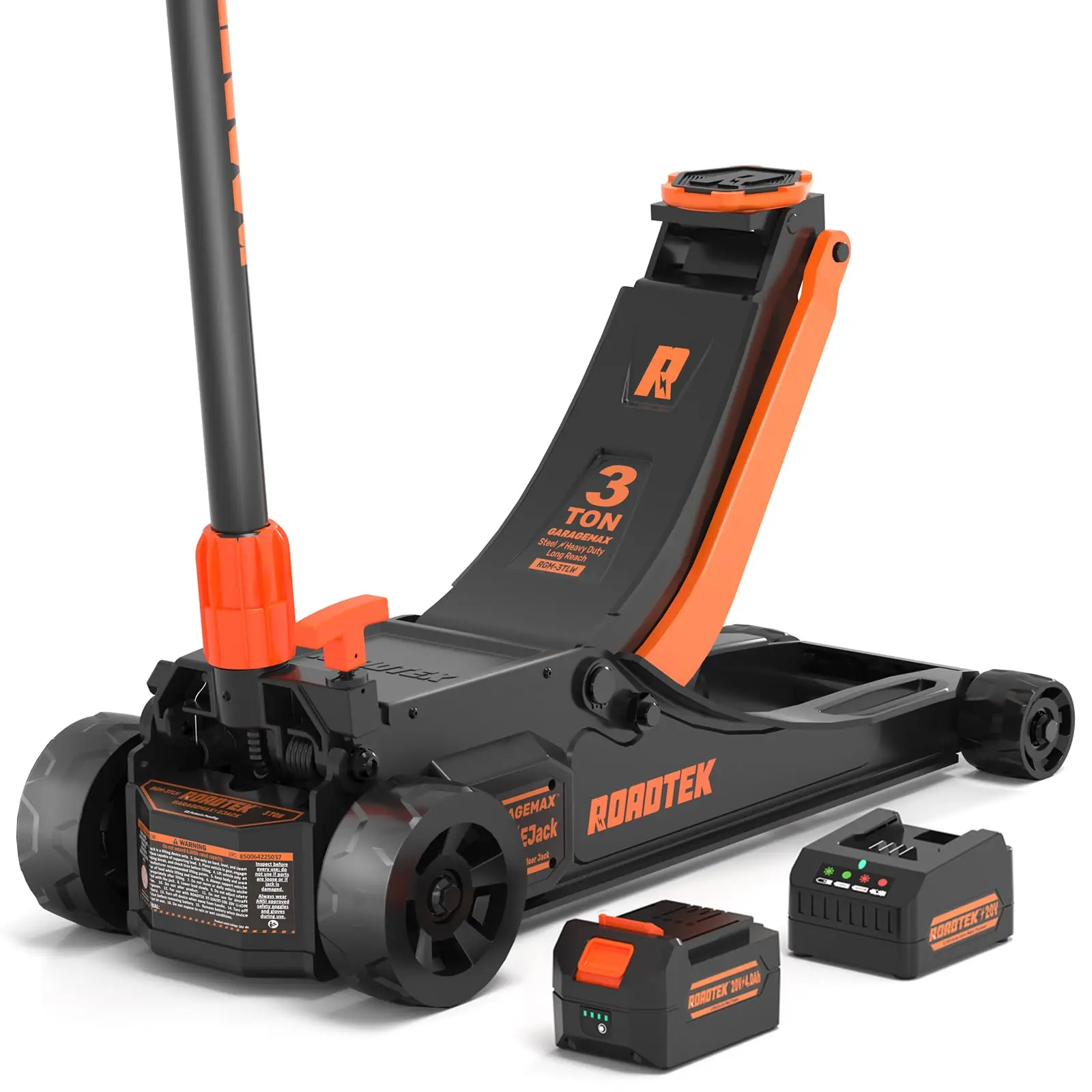 Electric Floor Jack 3 Ton, Low Profile Heavy Duty Steel Car Jack