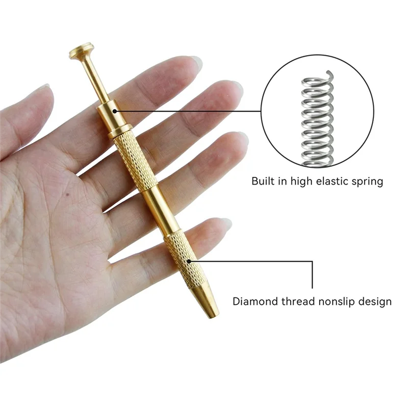 4 Pcs Jeweler's Pick Up Tool, Stainless Steel Piercing Ball Grabber-Tool, Pearl Grabber-Pick Up Tool With 4 Prongs-N36R