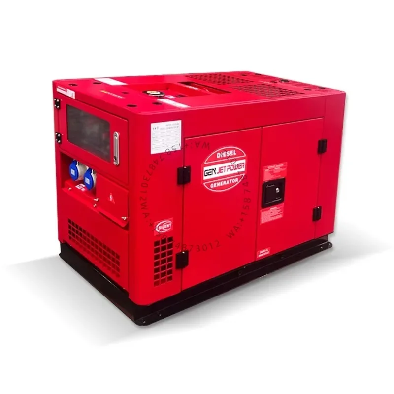 

6kva 10kva Mini Air-Cooled Silent die sel Generator 12kva Single Phase with Electric Power System