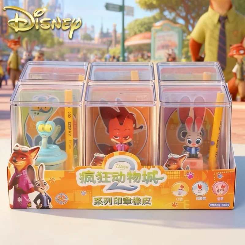 

Оригинальный резиновый штамп Zootopia 2, слепая коробка, милые периферийные устройства из фильмов, фигурки, украшения, подарки