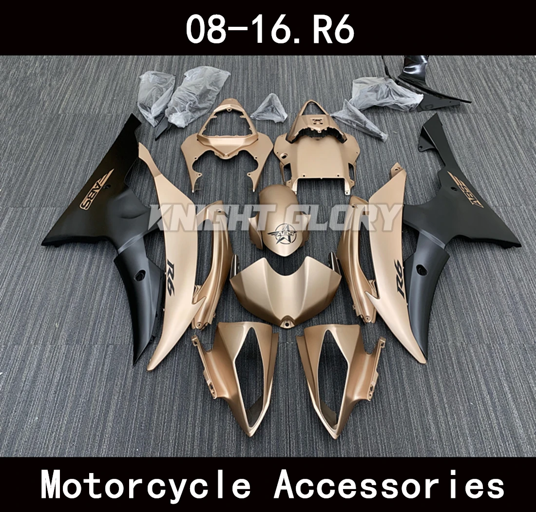 Suitable for YZF-R6 YZF R6  2008 2009 2010 2011 2012 2013 2014 2015 2016 2017 2018 Motorcycle Shell Fairing Spoiler Bodywork Set