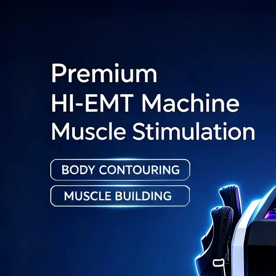 RF Sculpting Skin Tightening Body Sculpt Machine 8500W HI-EMT MYOslim Slimming Weight Loss Burning Fat Spa Device