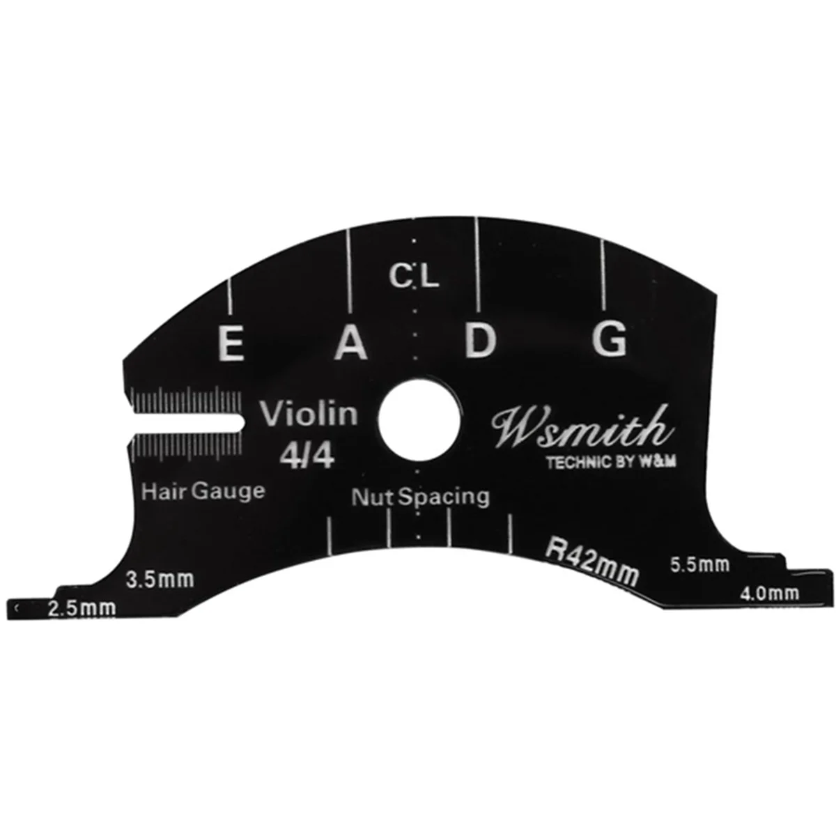 A98TViolin Bridges Multifunctional Mold Template 4/4 Violin Bridges Repair Reference Tool Fingerboard Scraper Making Tools