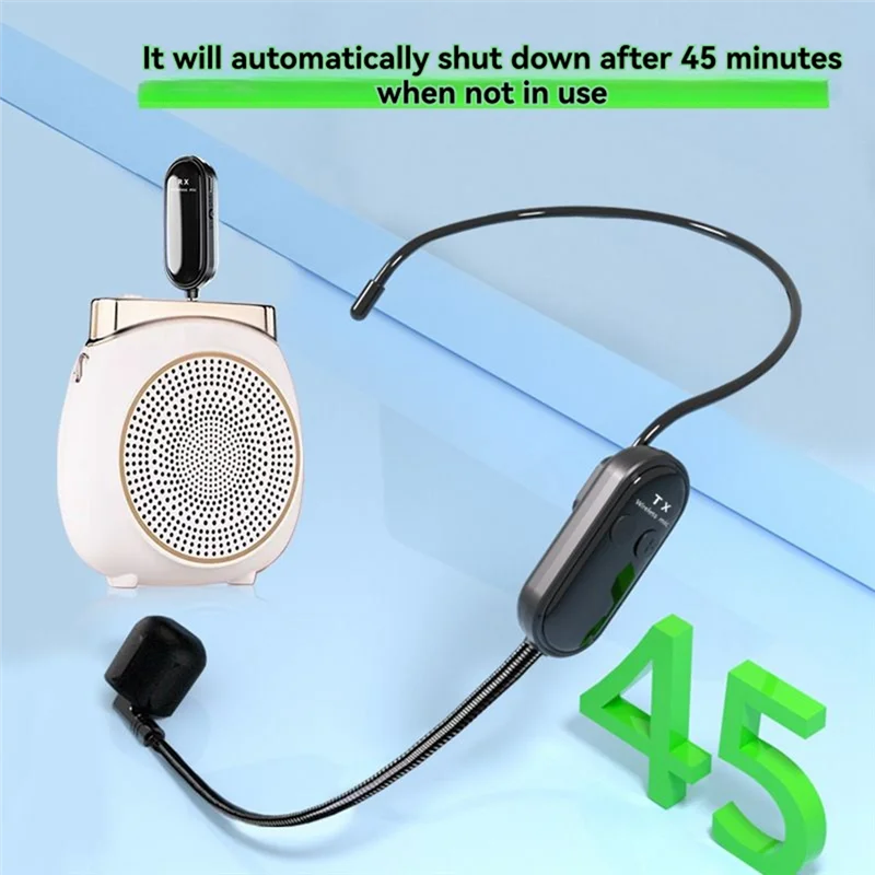 FFYY-ميكروفون لاسلكي محمول باليد لتعليم مدربي اللياقة البدنية طويل المدى