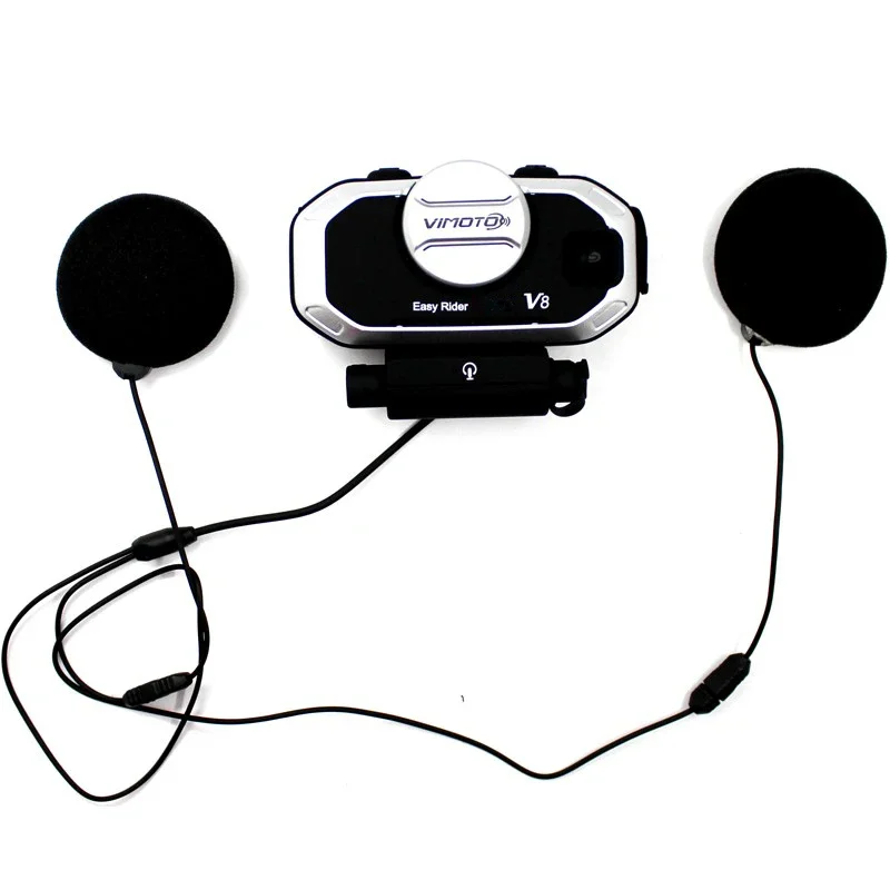 Vimoto V8 Motorcycle Helmet English Version Easy Rider Multifunctional Bluetooth Walkie Talkie Compatible Headset 850mAH battery image 5