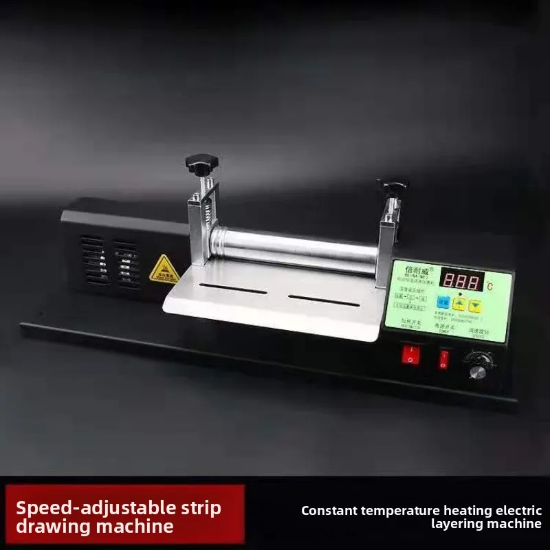 Electric Constant Temperature Leather Strip Cutter Glue Heating Machine Tool Kit Set