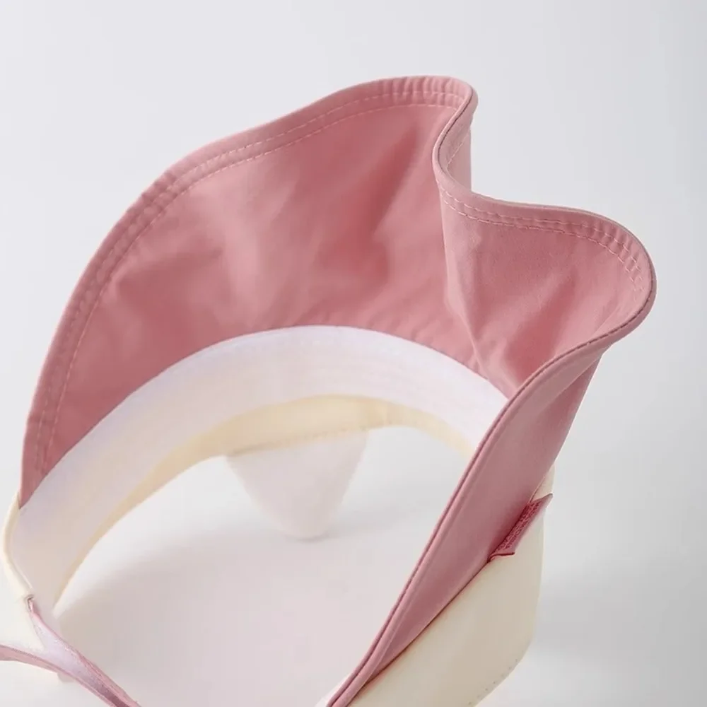 

New Anti-Sun Empty Top Visor Cap Anti-UV Cute Beach Hat Fisherman Hat Infant