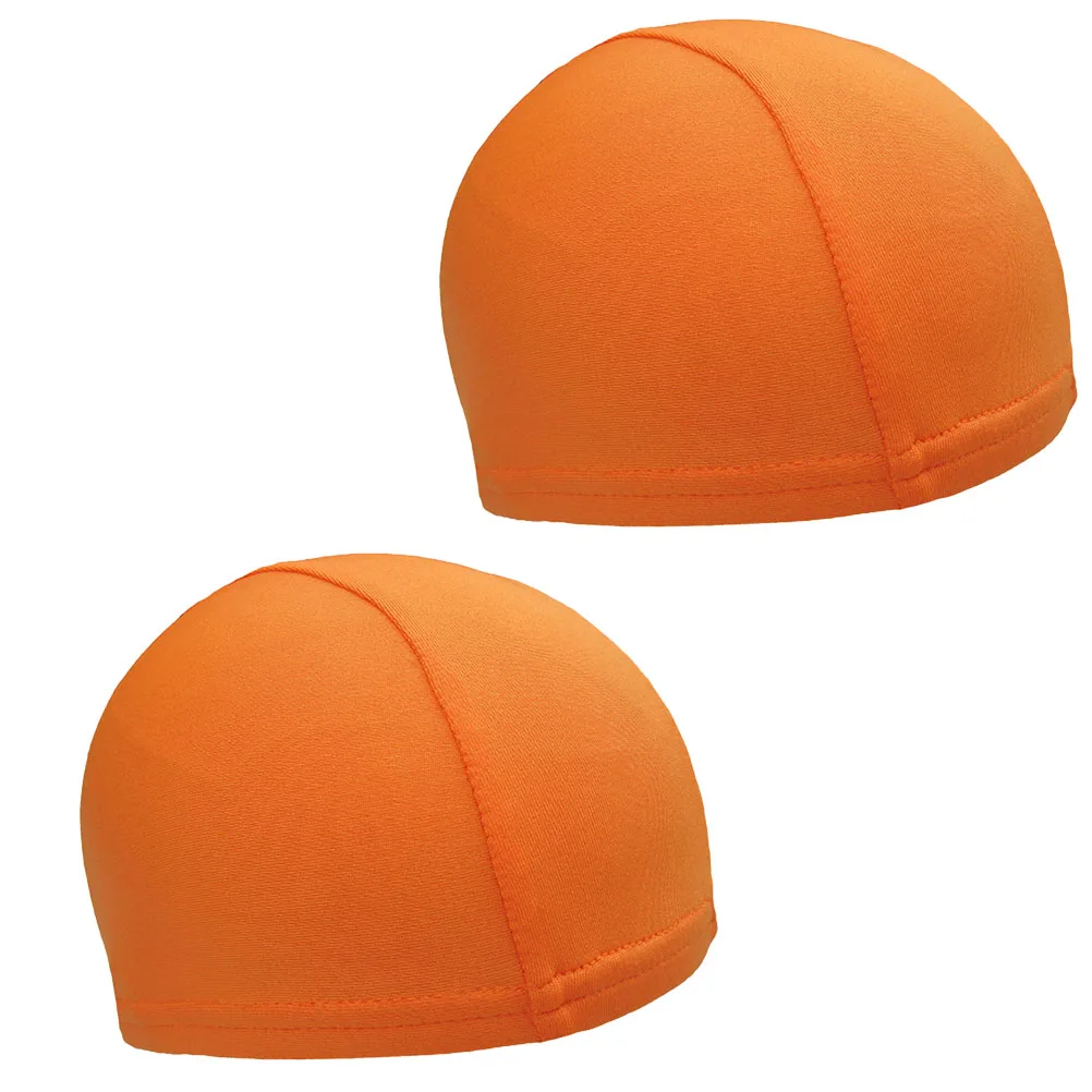 

2 PCS Cycling Cap Liner Linning Quick Dry Motorcycle Sports Inner Orange