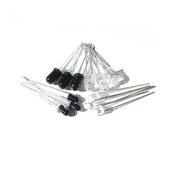 50Pcs/Lot 3mm 5mm 940nm LEDs Infrared Emitter and IR Receiver Diode Diodes 301A For Arduino 301A F5 F3