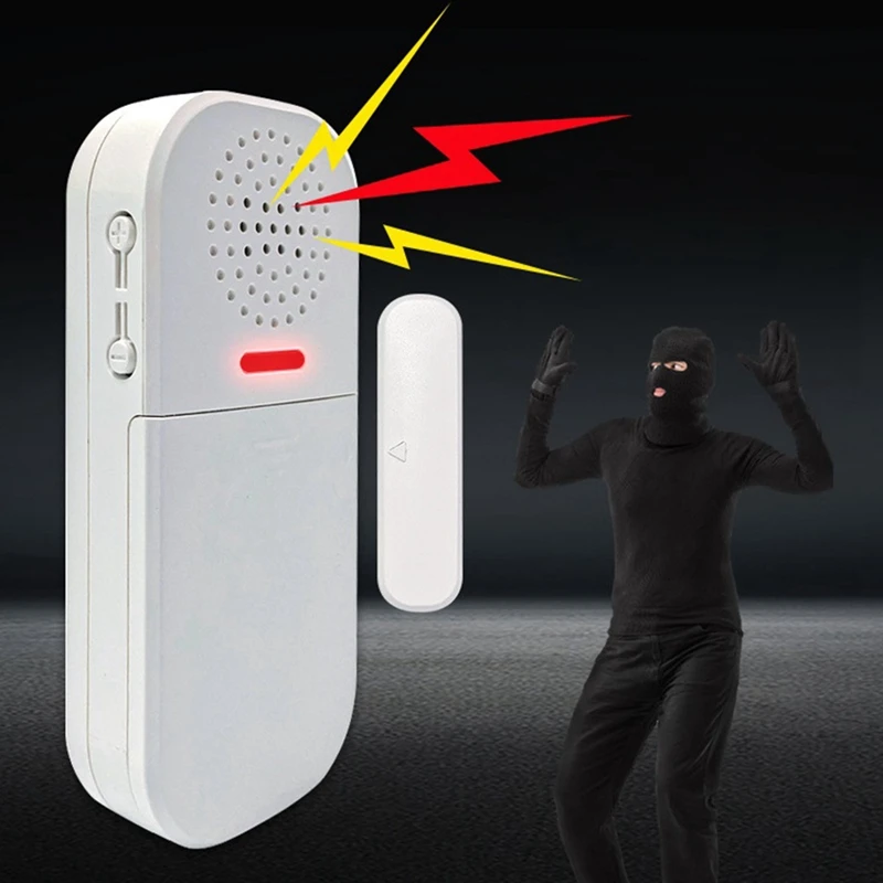 Magnetic Door And Window Alarm Sensor Wireless Alarm 130DB Home Burglar Alarm Device
