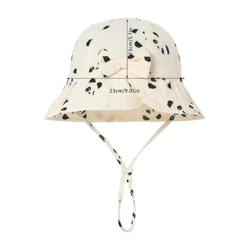 Children s Bucket Hat with Adorable Bow Detail Stylish Wide Brim Sun Protection Cap for Girls Perfect for Outdoor Fun and Play