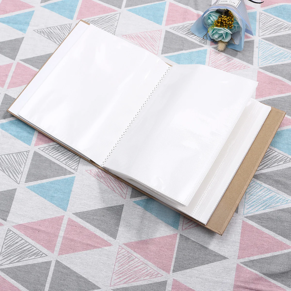 

Children'S Memory Photo Album 100-Slot Cartoon Design For Family Anniversary Diy Scrapbook Hollow Style Fish Theme Picture Album
