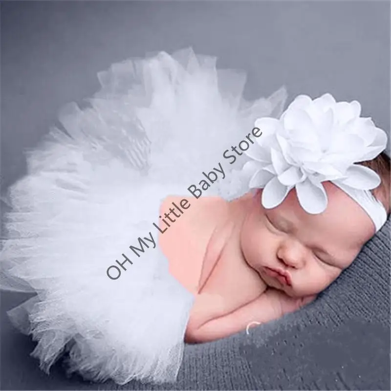 M76C الطفل صور اطلاق النار الدعائم الأميرة زي مشبك شعر و توتو تنورة الوليد السنة الجديدة صور الملابس بيلينغ مقاومة للجنسين #5