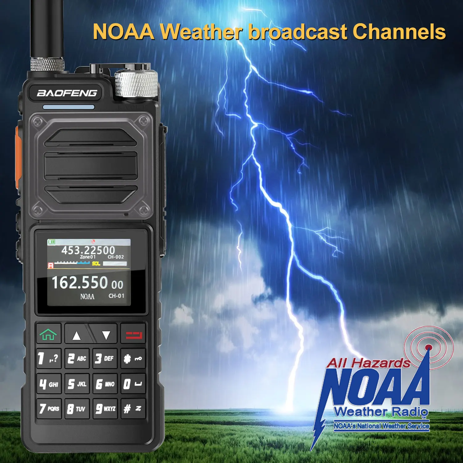 Baofeng UV-25Pro نظام تحديد المواقع لاسلكي تخاطب 10 واط 1000 قناة الطيران متعدد الموجات FM الهواة اتجاهين راديو ث/5200 مللي أمبير نوع-C بطارية قابلة للشحن